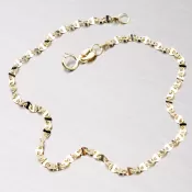 Zlatý náramok s gravírovaním 44-1467