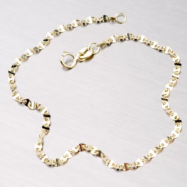 Zlatý náramok s gravírovaním 44-1467