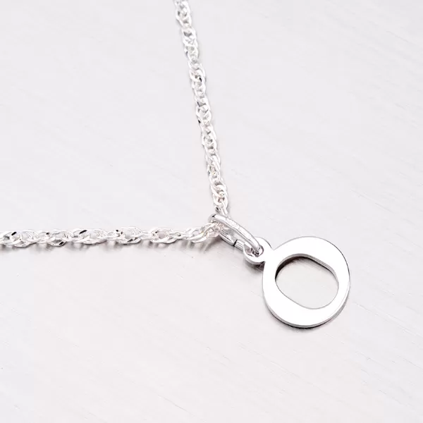 Strieborné písmenko - O M5111O