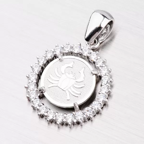 Prívesok so zirkónmi - Rak MPNZ5057ZSM-06