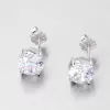 Strieborné náušnice so zirkónmi 6 mm YNG2028