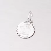 Strieborný prívesok s anjelikom M5406B