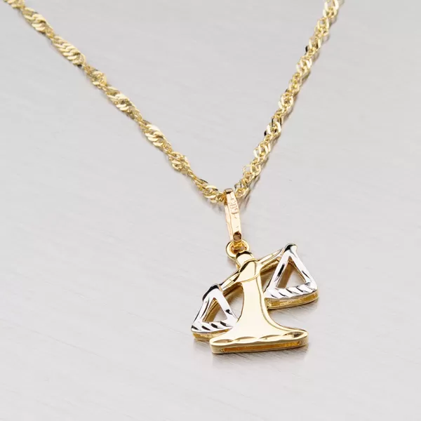 Zlatý prívesok - Váhy 43-2069-09