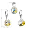 Súprava šperkov s kryštálmi Swarovski náušnice a prívesok AB efekt okrúhle 39055.2