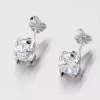 Strieborné náušnice so zirkónmi 6 mm YNG2028