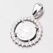 Prívesok so zirkónmi - Baran MPNZ5057ZSM-03