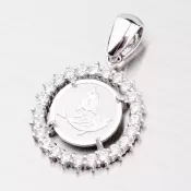 Prívesok so zirkónmi - Ryby MPNZ5057ZSM-02