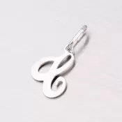 Strieborný prívesok písmenko - C M5110-C