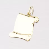 Doštička zo žltého zlata 352P-130083