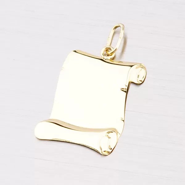 Doštička zo žltého zlata 352P-130083