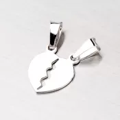 Strieborné srdce pre zamilovaný pár YNG3024