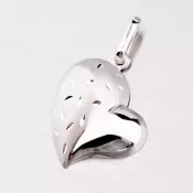 Srdce z bieleho zlata 147-0821