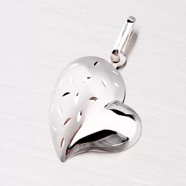 Srdce z bieleho zlata 147-0821