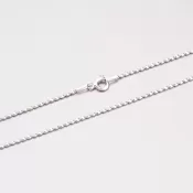 Strieborná retiazka z drobných oválkov CPL-OVL-120R-Rh