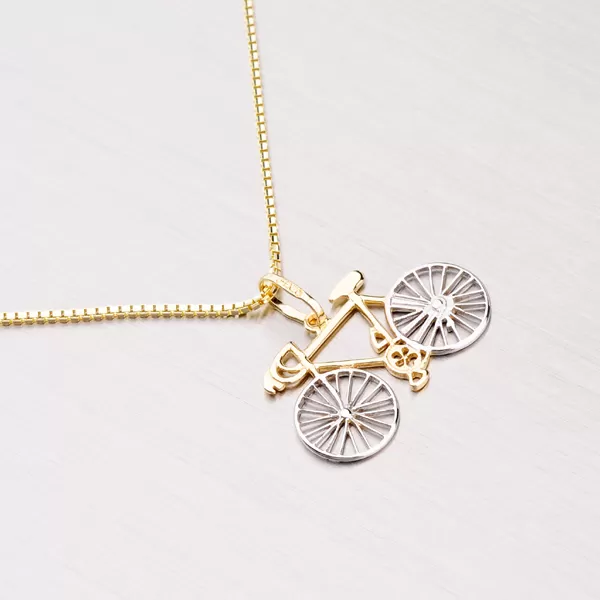 Zlatý prívesok - Bike 43-2324