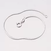 Elegantný strieborný náramok VEBP-PV-022-Rh