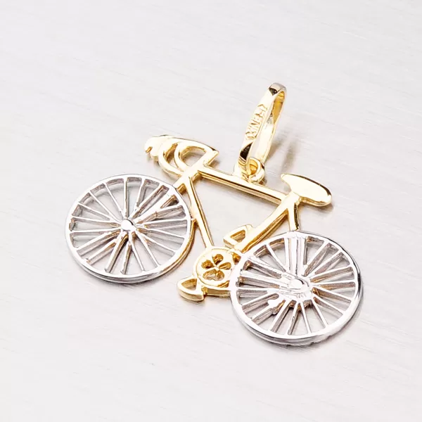 Zlatý prívesok - Bike 43-2324