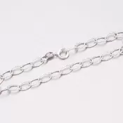 Strieborná retiazka s gravírovaním ODT2-075R-Rh