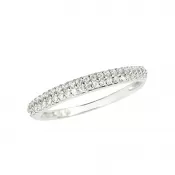 Prsteň s briliantmi z bieleho zlata GKW52024