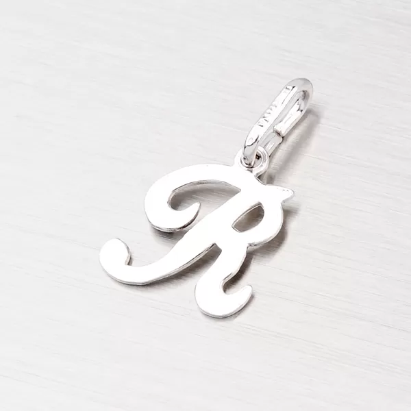 Strieborný prívesok písmenko - R M5110-R