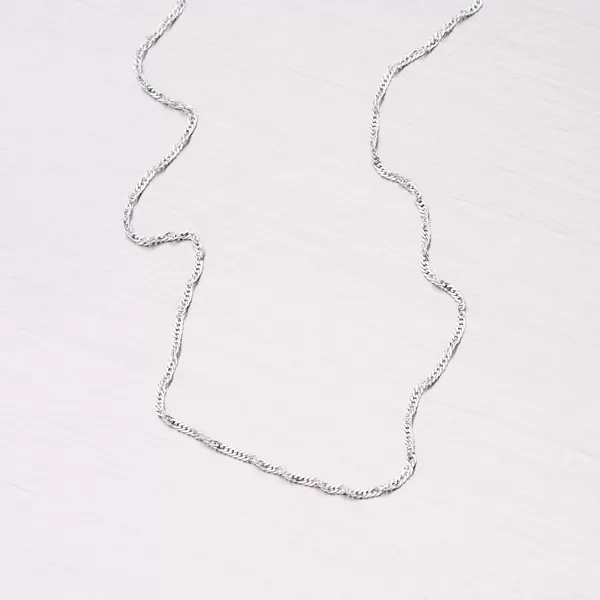 Strieborná retiazka - Singapur SING-020