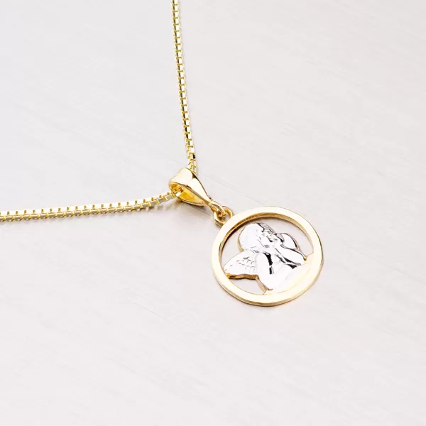 Prívesok zo zlata s anjelikom 43-2126