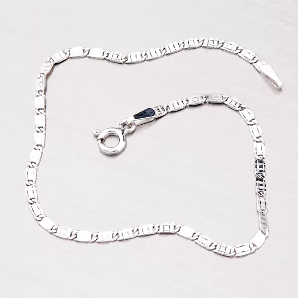 Retiazka zo striebra s gravírovaním SLMCD201-1SD-040-Rh