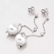 Visiace náušnice s perlou MORP1444AD10