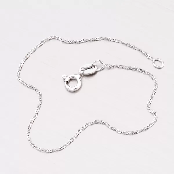 Strieborná retiazka - Singapur SING-020