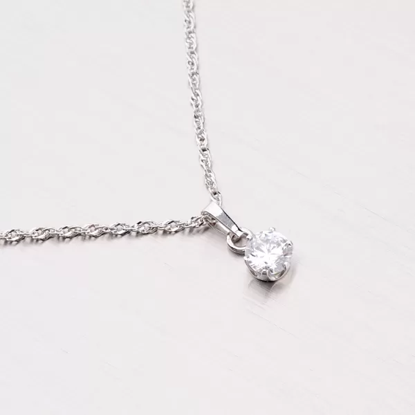 Zlatý prívesok so zirkónom 357P-130087