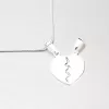 Strieborné srdce pre zamilovaný pár YNG3023
