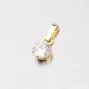 Zlatý prívesok so zirkónom 352p-130087