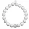 Perlový náramok biely s kryštálmi Swarovski 33074.1
