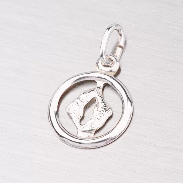 Strieborný prívesok - Ryby M5022-02