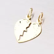 Zlaté srdce pre zamilovaný pár 43-2485