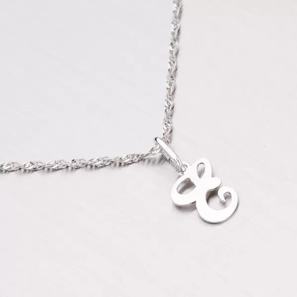 Strieborný prívesok písmenko - E M5110-E