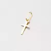 Zlatý jemný prívesok v tvare kríža 322P-130071