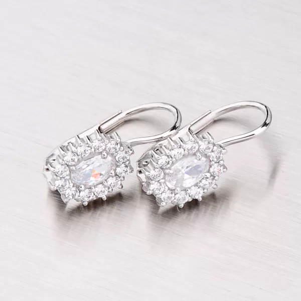 Zlaté náušnice so zirkónmi 358-0041-01