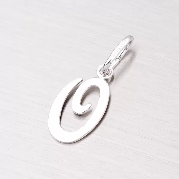 Strieborný prívesok písmenko - O M5110-O