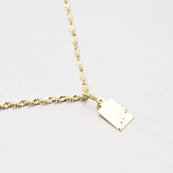 Zlatá doska s gravírovaním 322p -131172