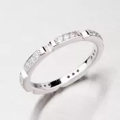 Originálny strieborný prsteň so zirkónmi RXB15140019