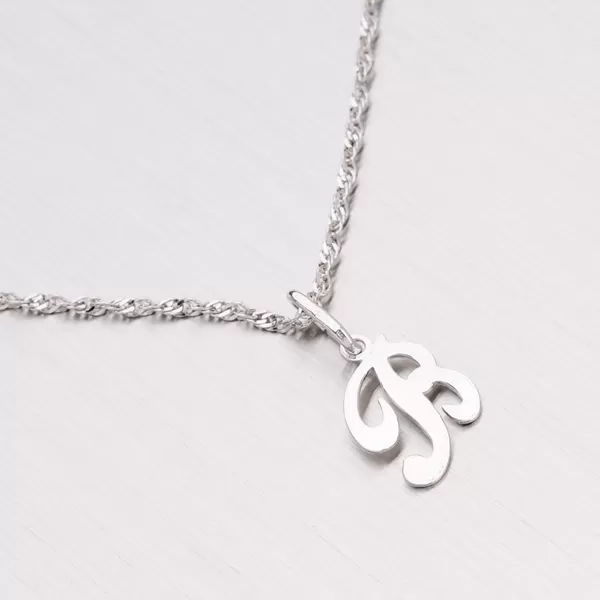 Strieborný prívesok písmenko - B M5110-B