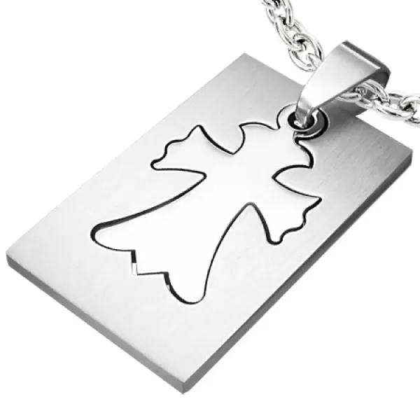 Oceľový krížik v doštičke GTPB106