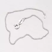 Strieborný náramok s rhodiovaním ROLO-BOMB-020