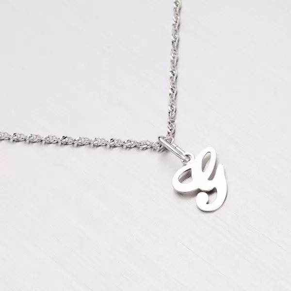 Strieborný prívesok písmenko - G M5110-G