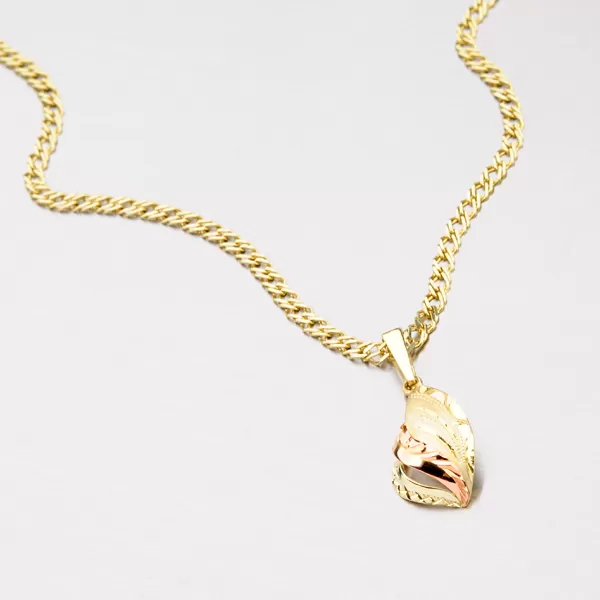 Zlatý prívesok s ručným rytím 53P-018