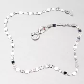 Náramok s gravírovanými facetami 44-1238