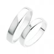 Svadobné obrúčky striebro 925 zirkón 0,025 ct SP-237-Ag