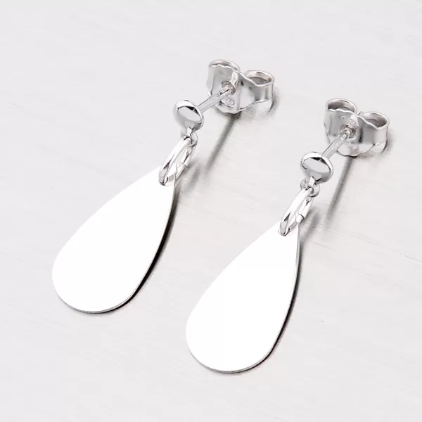 Visiace strieborné náušnice MORP8453H