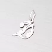 Zlatý prívesok - písmenko D 2-4003-D